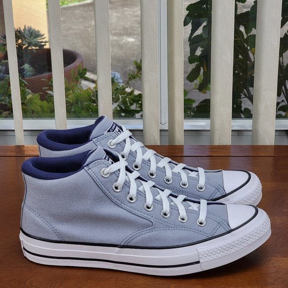 Converse Men's CTAS Malden Street Mid Canvas A04470F Heirloom Silver - Picture 2 of 12